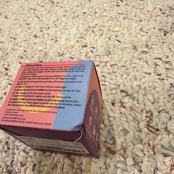 Beetles Dip Powder Gel Polish Clear Color Nail 1 0z Dipping Starter Salon NEW - Picture 4 of 7